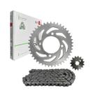 Kit Relação Crypton 115 2012 A 2016 Sem Retentor Aço 1045
