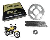 Kit relação de transmissao Suzuki Yes 125 Intruder 125 Katana 125 43/14 Aço 1045 - 428H X 116L maxx premium Kit relação de transmissao Suzuki Yes 125 Intruder 125 Katana 125 43/14 Aço 1045 - 428H X 116L maxx premium