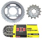 Kit Relação Honda Cg 125 Fan 2014 2015 2016 Com Retentor 43/14 Did Vaz