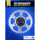 Kit Relação Kawasaki Z 750 (ZR750 J11) 2004 Até 2012 Brandy - Sem Corrente