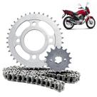 Kit Relação Moto Cg150 Titan Ks Es Mix Fan Dominator Resistente e Durável Kit Relação Moto Cg150 Titan Ks Es Mix Fan Dominator Resistente e Durável