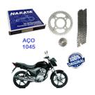 Kit Relação Nakata Titan 160 Fan 150 Start Cg 150 Aço 1045