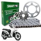 Kit Relação Pinhão Corrente Coroa Biz 100 2013 2014 2015
