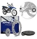 Kit Relação Riffel Honda Nxr Bros 160 / Xre 190 Aço 1045 Kit Relação Riffel Honda Nxr Bros 160 / Xre 190 Aço 1045