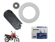 Kit Relação Tração Riffel Xtz 250 Lander Tenere 46D 15D 428hx130 71895