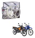Kit Relação Tração Transmissão Xtz 125 2002 2003 2004 2005 2006 2007 2008 2009 2010 A 2016 Original Riffel