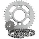 Kit relacao/transm.(corr+coroa+pinhao)scud speed150/cg125 82