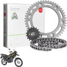 Kit Relação Transmissão Bros 160 Xre 190 Com Retentor Scud Kit Relação Transmissão Bros 160 Xre 190 Com Retentor Scud