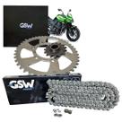 Kit Relação Transmissão - Coroa, Pinhão, Corrente Com Retentor - GSW - Kawasaki Z750 (2008-2012)
