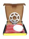 Kit relação transmissão crosser 150 yamaha xtz 150 xtz150 aço 1045 novo 0690