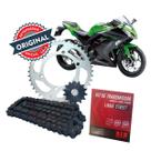 Kit Relação Transmissão Did C/ Retentor Kawasaki Ninja 300 - 42/14T (520VD - 106ZB) Kit Relação Transmissão Did C/ Retentor Kawasaki Ninja 300 - 42/14T (520VD - 106ZB)