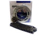 Kit Relação Transmissão Fazer 250 2018 em Diante Riffel S/R