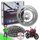 Kit Relação Transmissão Fazer250 2018 a 2023 Com retentor Riffel Kit Relação Transmissão Fazer250 2018 a 2023 Com retentor Riffel