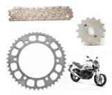 Kit Relação Transmissão Fazer250 Até 2017 Aço 1045 - 15x45 Passo 428 Kit Relação Transmissão Fazer250 Até 2017 Aço 1045 - 15x45 Passo 428