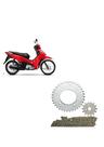 Kit Relação Transmissão Honda Biz 125 2005 A 2022 Aço 1045 Kit Relação Transmissão Honda Biz 125 2005 A 2022 Aço 1045