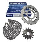 Kit Relação Transmissão Honda Cg-titan-fan 125 2000 A 2008