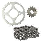 Kit Relação Transmissão para Moto Yamaha YBR 125 Factor 125 Aço 1045 Original Yamaha 43X14X428HX128L Garantia Grapks