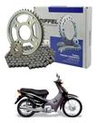 Kit Relação Transmissão Tração Biz C100 98 A 05 C100+ 02 A 05 Riffel Kit Relação Transmissão Tração Biz C100 98 A 05 C100+ 02 A 05 Riffel