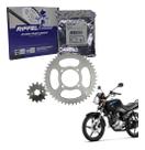 Kit Relação Transmissão Tração Factor Ybr 125 2003 2004 2005 2006 2007 2008 2009 2010 2011 2012 2013 2014 2015 2016 Original Riffel