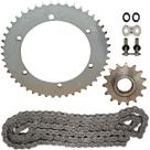Kit relação transmissão tração XTZ250 Lander 2007 a 2008 com retentor Kit relação transmissão tração XTZ250 Lander 2007 a 2008 com retentor
