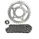 Kit Relação Transmissão Xr 200 Nx 200 Aço 1045 Sem Retentor