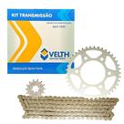 Kit Relação Transmissão Yamaha Factor 150 Aço1045 Velth Kit Relação Transmissão Yamaha Factor 150 Aço1045 Velth