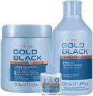 Kit Relaxante + Neutralizante + Reparador Gold Black Amend