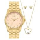 Kit Relógio Condor Disney Mickey Feminino CO2036MYR/K4J Dourado