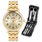 Kit Relógio Condor Masculino Dia A Dia Dourado CO2035NRR/K4X Kit Relógio Condor Masculino Dia A Dia Dourado CO2035NRR/K4X