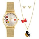 Kit Relógio Disney CONDOR Feminino Dourado CO2035NGR/K4K Kit Relógio Disney CONDOR Feminino Dourado CO2035NGR/K4K