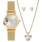 Kit Relógio Disney CONDOR Feminino Dourado CO2035NJL/KI4K Kit Relógio Disney CONDOR Feminino Dourado CO2035NJL/KI4K