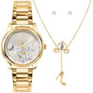Kit Relógio Disney CONDOR Feminino Dourado CO2035NNC/K4K Kit Relógio Disney CONDOR Feminino Dourado CO2035NNC/K4K