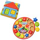 Kit Relógio e Casinha Pedagógica Brinquedo Educativo Kit Relógio e Casinha Pedagógica Brinquedo Educativo