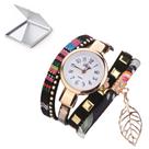 Kit Relogio Feminino Rose Pulseira Bracelete + Espelho
