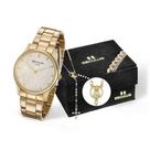 Kit Relógio Feminino Seculus 28918lpskds1 Dourado Kit Relógio Feminino Seculus 28918lpskds1 Dourado