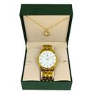 Kit Relógio Feminino Tuguir Analógico W2124-tu - Dourado