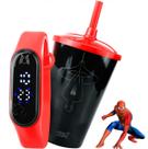 Kit Relógio Infantil digital bracelete heroi