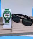 Kit Relógio Infantil Digital Sport Watch Colorido Menino/Menina + Óculos de Sol Flexivel Quadrado para Crianças Kit Relógio Infantil Digital Sport Watch Colorido Menino/Menina + Óculos de Sol Flexivel Quadrado para Crianças