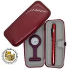 Kit Relogio Lapela + Lanterna + Estojo Estagio Enfermagem