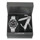 Kit Relogio Lince Masculino Prateado Com Números MRMM008L46 Kit Relogio Lince Masculino Prateado Com Números MRMM008L46