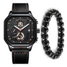 Kit Relógio Masculino Casual Luxo Cronógrafo Poedagar + Pulseira Kit Relógio Masculino Casual Luxo Cronógrafo Poedagar + Pulseira