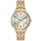 Kit Relógio Mondaine Dourado com Colar e Brincos 32599LPMKDE1K1