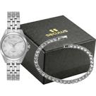 Kit Relógio Seculus Prateado e Pulseira 44345L0SKNA2K1 Kit Relógio Seculus Prateado e Pulseira 44345L0SKNA2K1