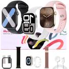 Kit Relogio Smartwatch Original Responde Mensagens S11 Chamadas Amoled Pulseira Case E Pelicula Kit Relogio Smartwatch Original Responde Mensagens S11 Chamadas Amoled Pulseira Case E Pelicula