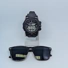 Kit Relógios Digital Display grande Masculino Esportivo estilo militar Multifuncional + Óculos de Sol Proteção UV400 Cor Kit Relógios Digital Display grande Masculino Esportivo estilo militar Multifuncional + Óculos de Sol Proteção UV400 Cor