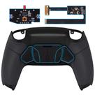Kit Remap ExtremeRate RISE4 Black Rubber Grip para PS5 BDM-010 BDM-020
