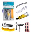 Kit Remendo para Pneus de Bicicleta com 24 Unidades e Ferramentas
