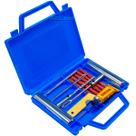 Kit Remendo Reparo Pneu Metal Macarrão Para Carro Moto Universal Com Maleta Kit Remendo Reparo Pneu Metal Macarrão Para Carro Moto Universal Com Maleta