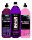 Kit removex 1,5l + alumax 1,5l + verniz de motor 1,5l vonixx Kit removex 1,5l + alumax 1,5l + verniz de motor 1,5l vonixx