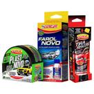 Kit Renovador de Faróis Plásticos Borrachas e Tira Riscos